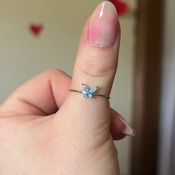 Set of 3 sterling silver gem rings - Picture 2 of 5